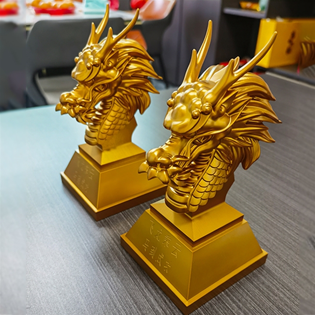 飛龍乘云，馬到成功鋁件